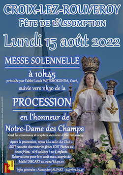 Affiche procession Croix 2022 petit